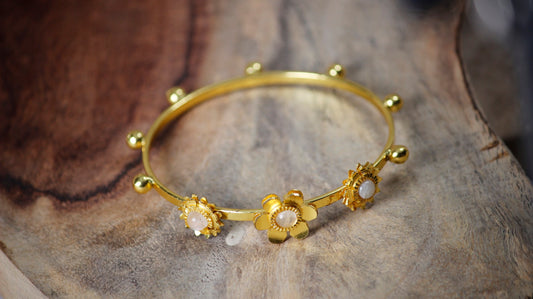 Bloomora Moonstone Bangle