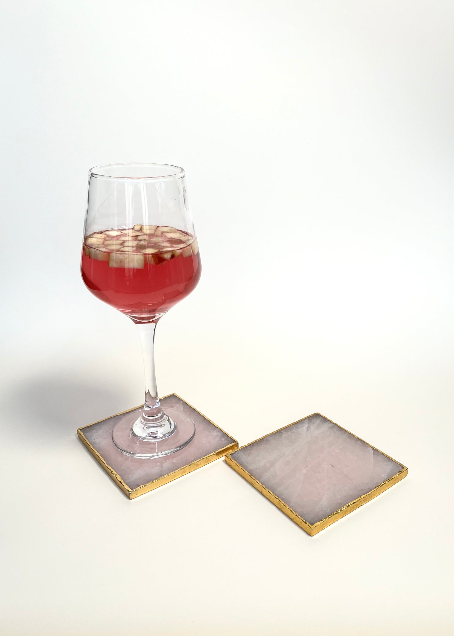 Rose Quartz Coasters