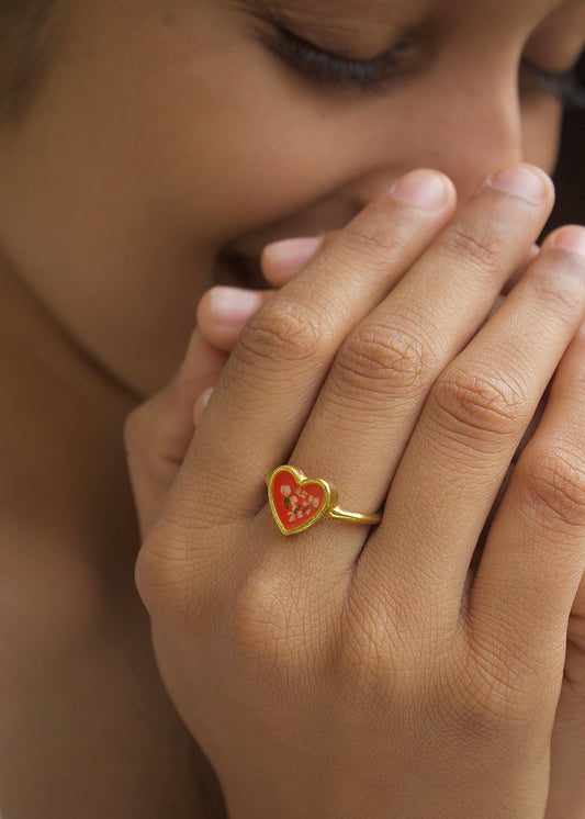 Queen Anne's Heart Ring