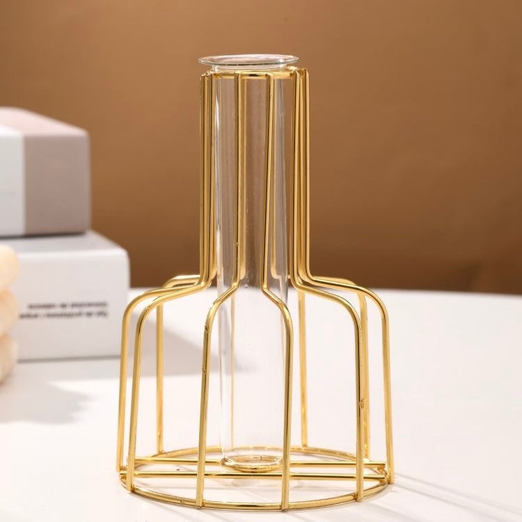 Metal Tube Vase